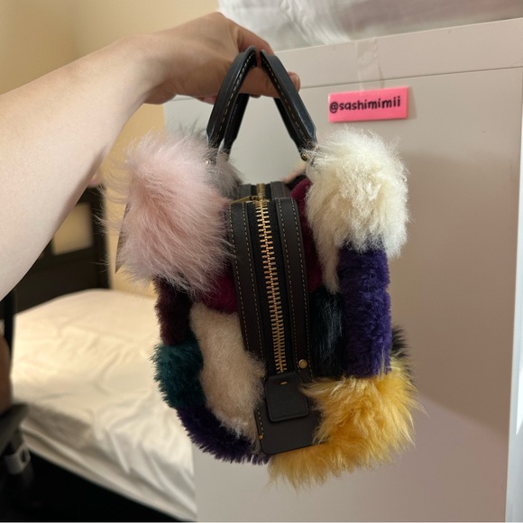 NWT Coach Shearling Rogue 20
Patchwork - Color Multi (Retail $700) - Picture 6 of 7